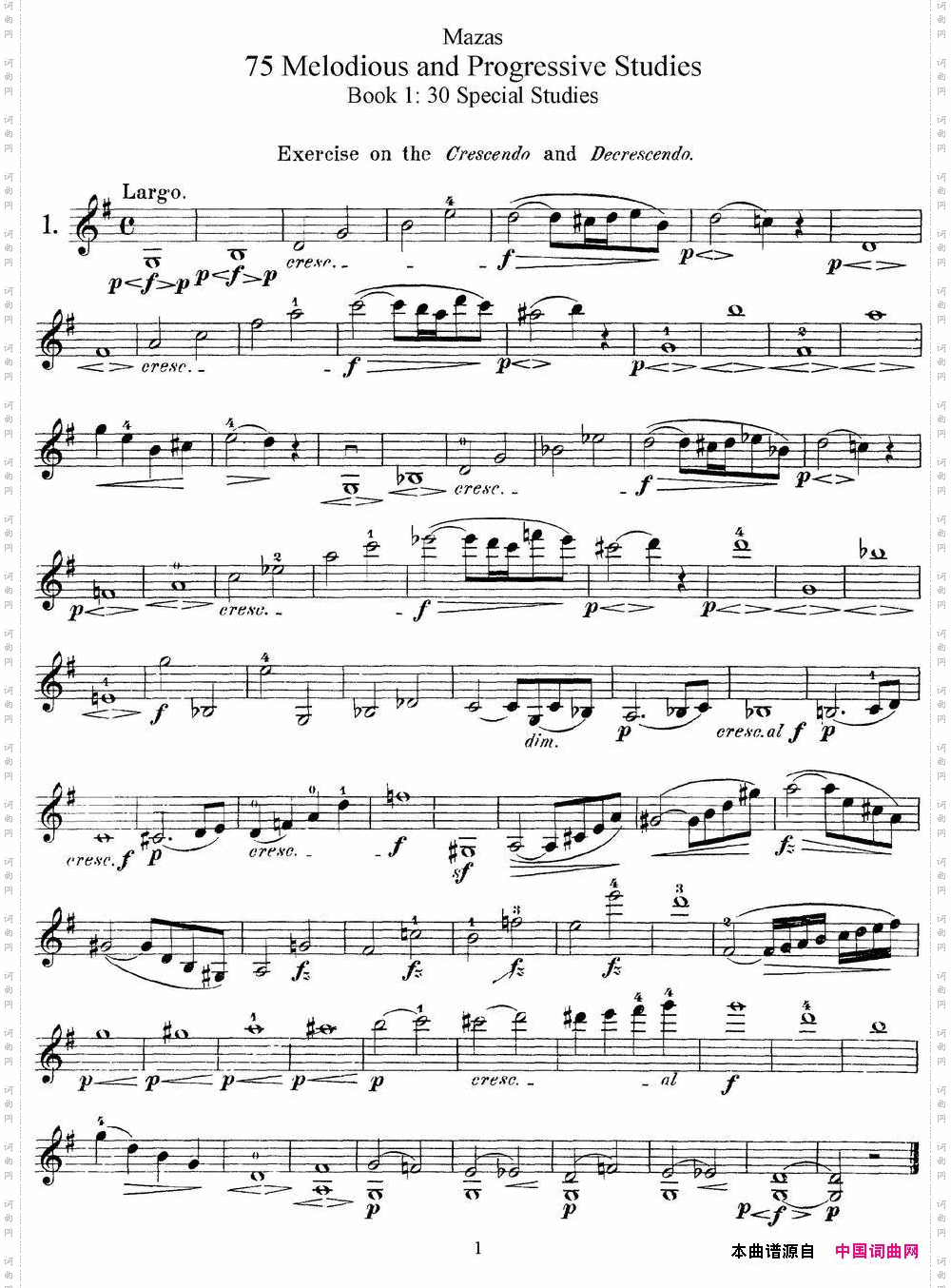 马扎斯小提琴练习曲Op.36第一册特殊练习曲1_马扎斯小提琴练习曲 Op.36 第一册 特殊练习曲1