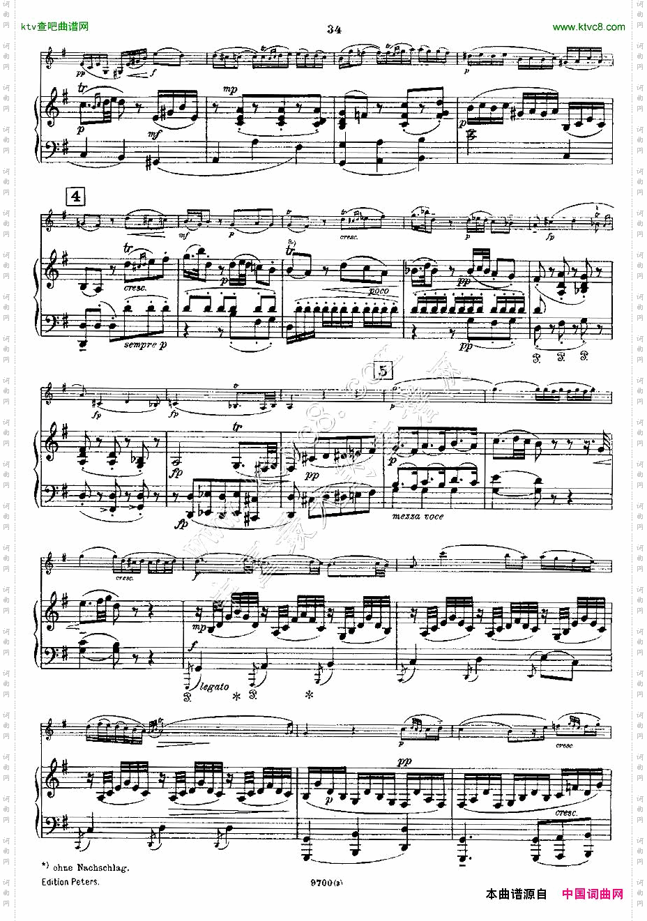 Mozart-ViolinSonataNo.3,KV.306第三小提琴奏鸣曲