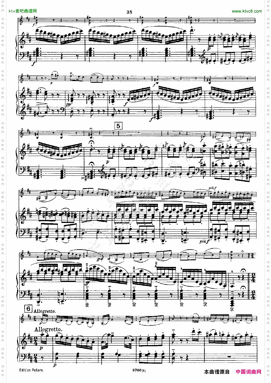 Mozart-ViolinSonataNo.3,KV.306第三小提琴奏鸣曲