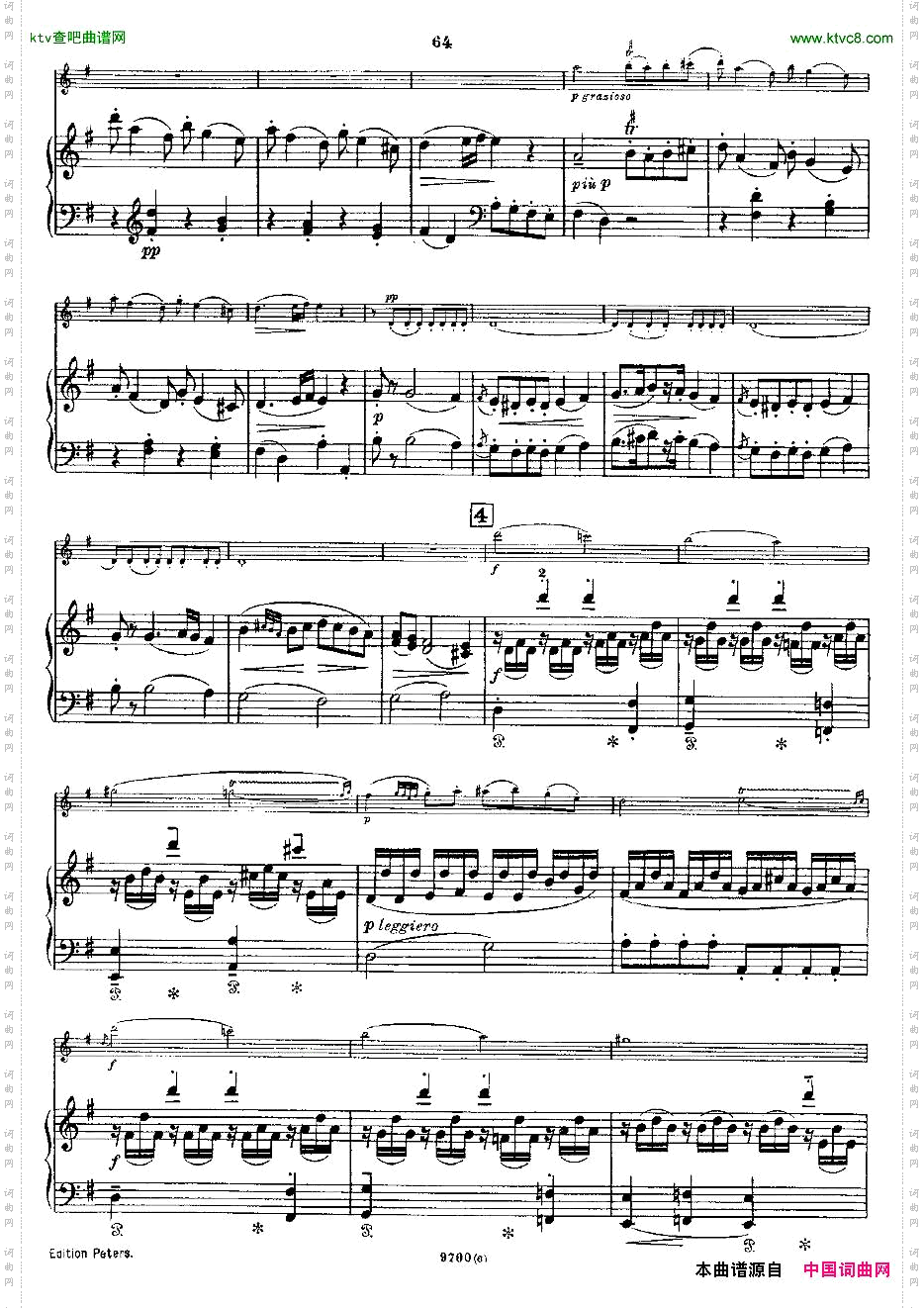 Mozart-ViolinSonataNo.6,KV.301第六小提琴奏鸣曲