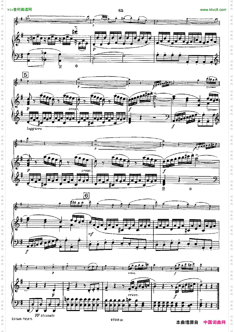 Mozart-ViolinSonataNo.6,KV.301第六小提琴奏鸣曲