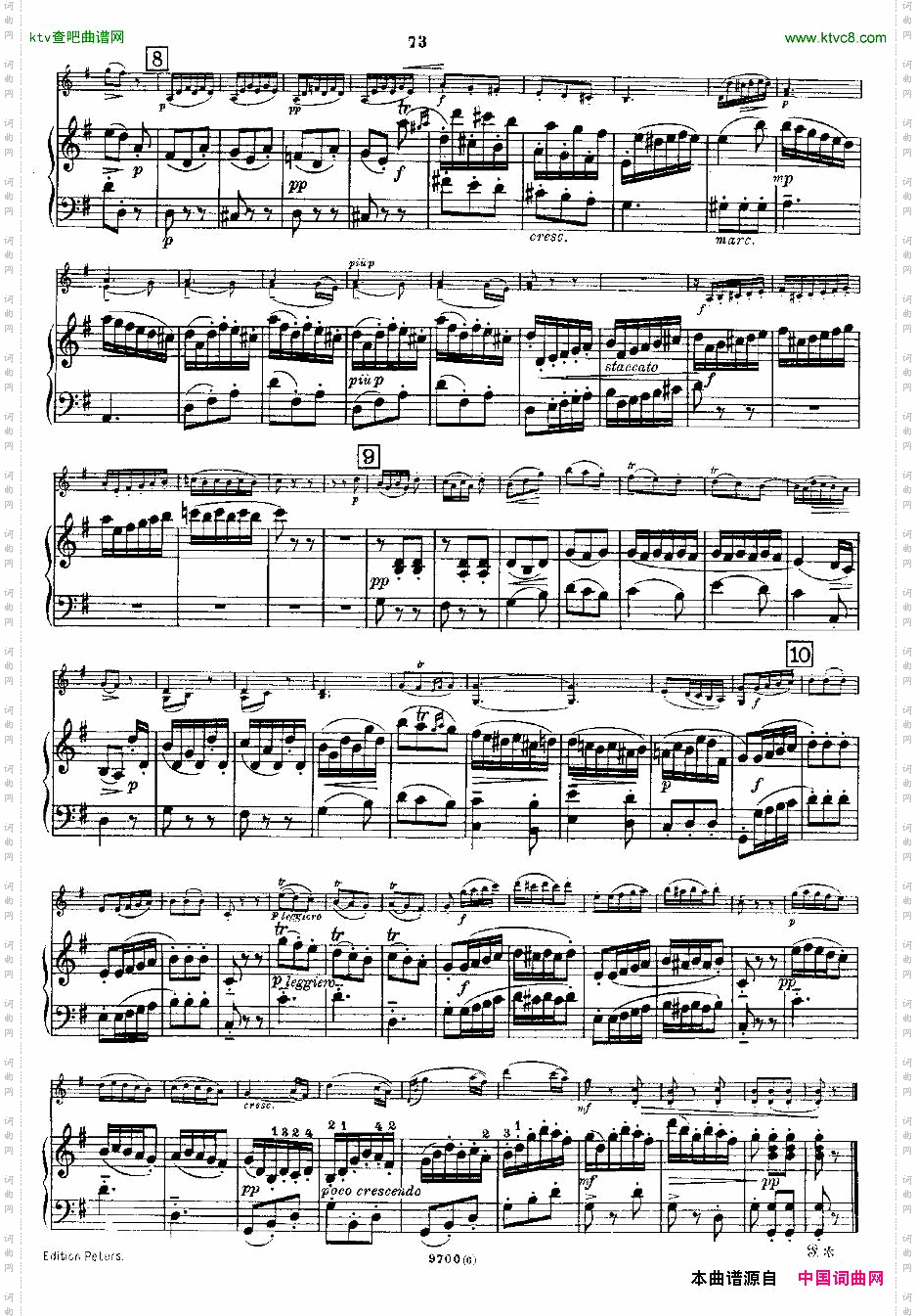 Mozart-ViolinSonataNo.6,KV.301第六小提琴奏鸣曲
