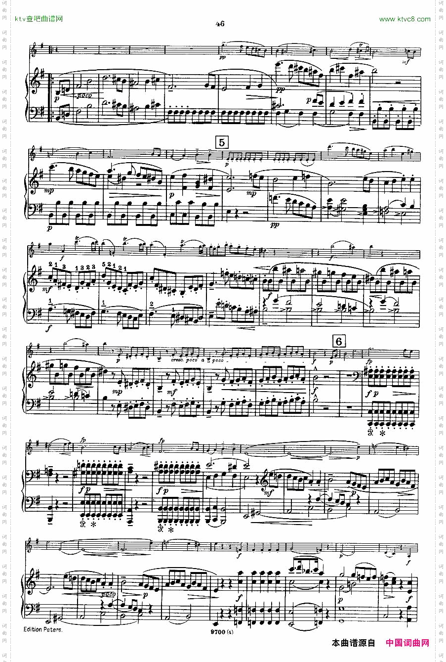 Mozart-ViolinSonataNo.4,KV.304第四小提琴奏鸣曲