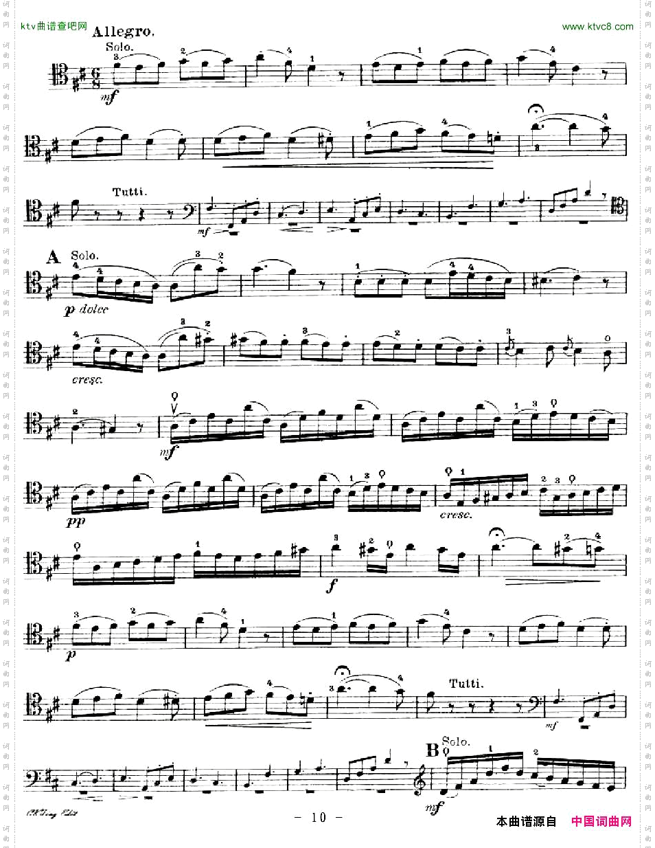 J.HaydnConcertoinDMajor海顿D大调大提琴协奏曲大提琴谱