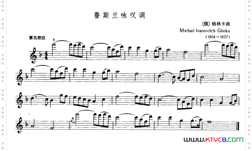 鲁斯兰咏叹调
