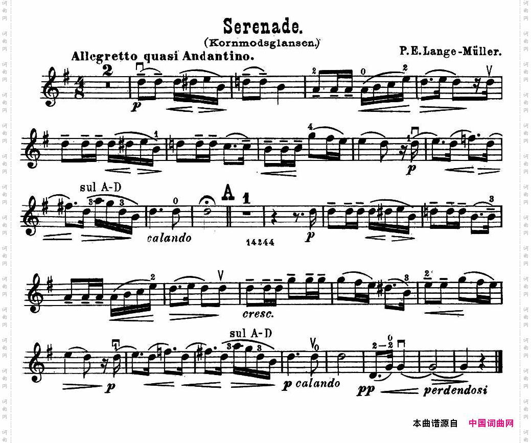 Serenade.