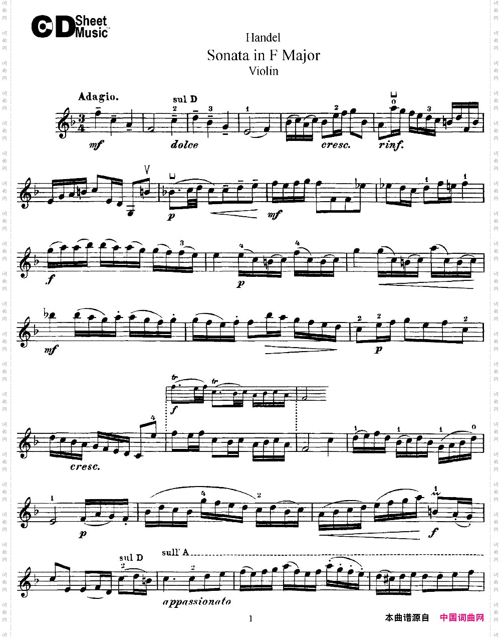 ViolinSonataNo.3inFmajor