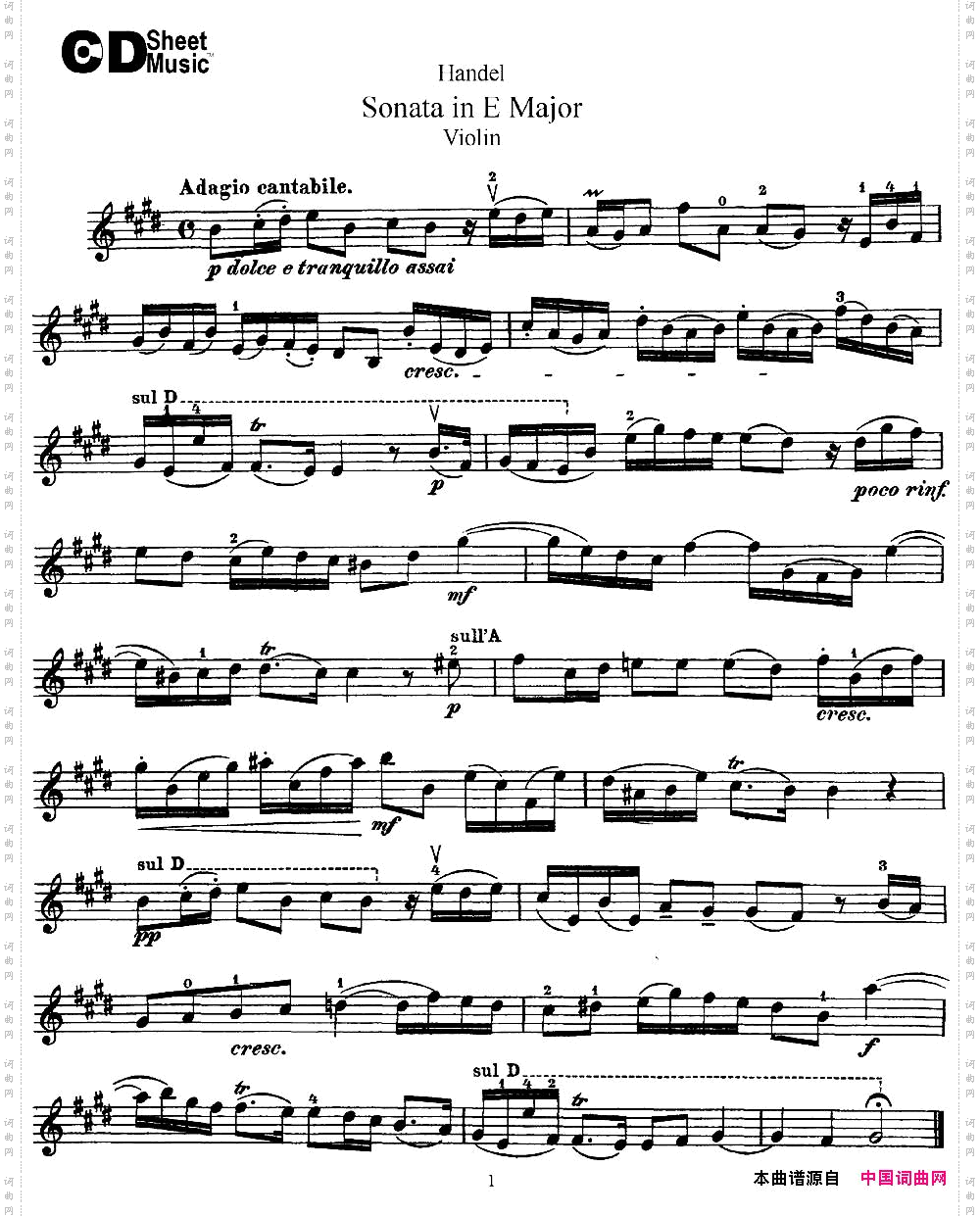 ViolinSonataNo.6inEmajor