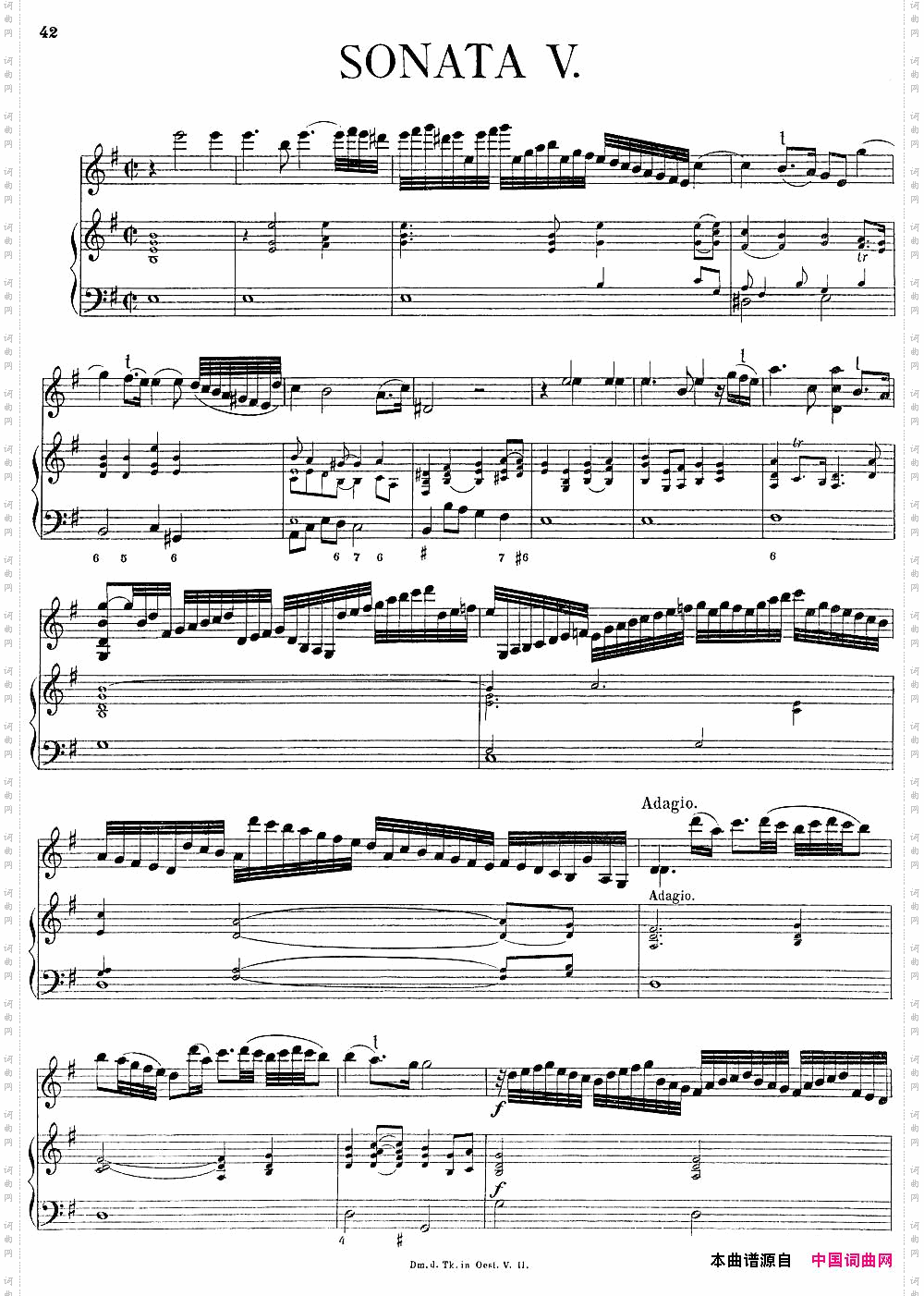 BiberViolinSonataV小提琴+钢琴伴奏_Biber Violin Sonata V小提琴+钢琴伴奏