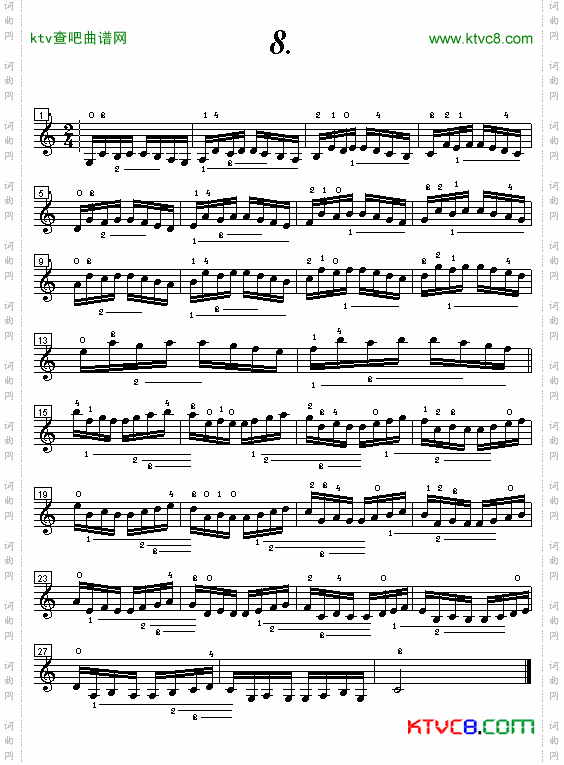 小提琴手指练习曲