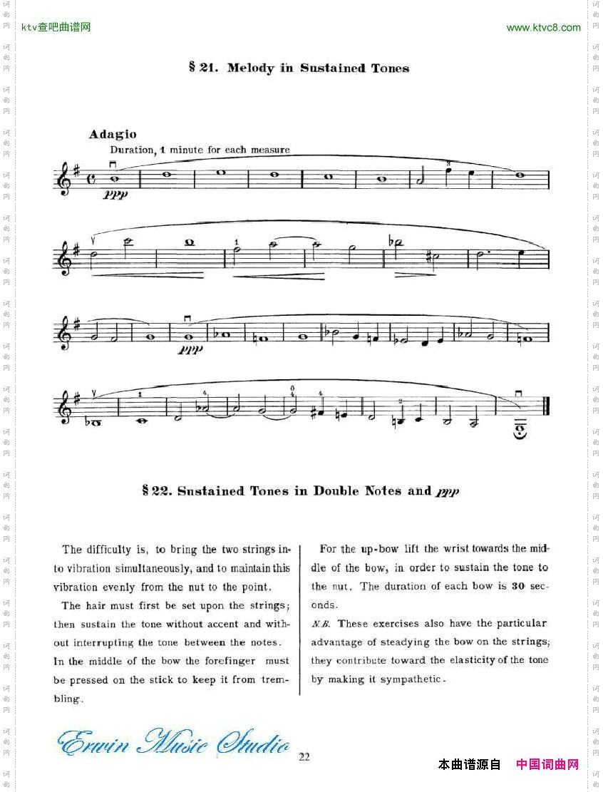 卡索堤-小提琴运弓技术作品.50AugustCasorti,TheTechniquesofBowing,Op.50