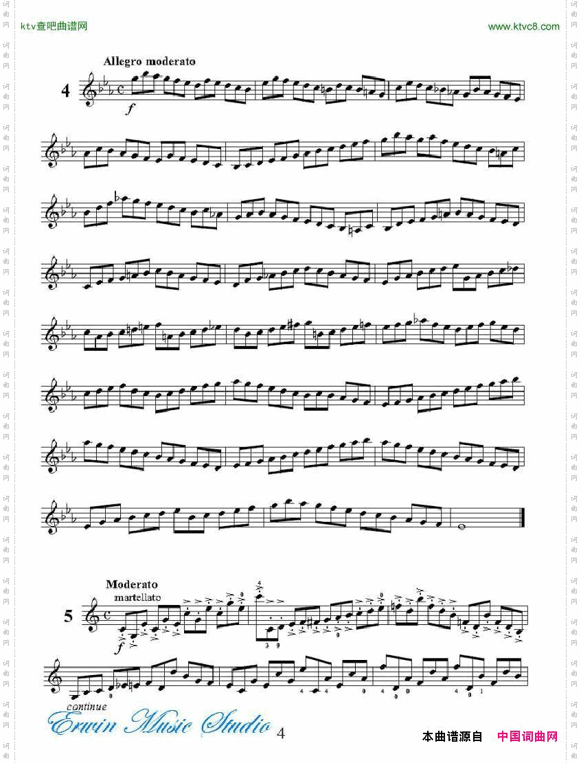 克莱采尔-42首练习曲RudolpheKreutzer42Studies01-12