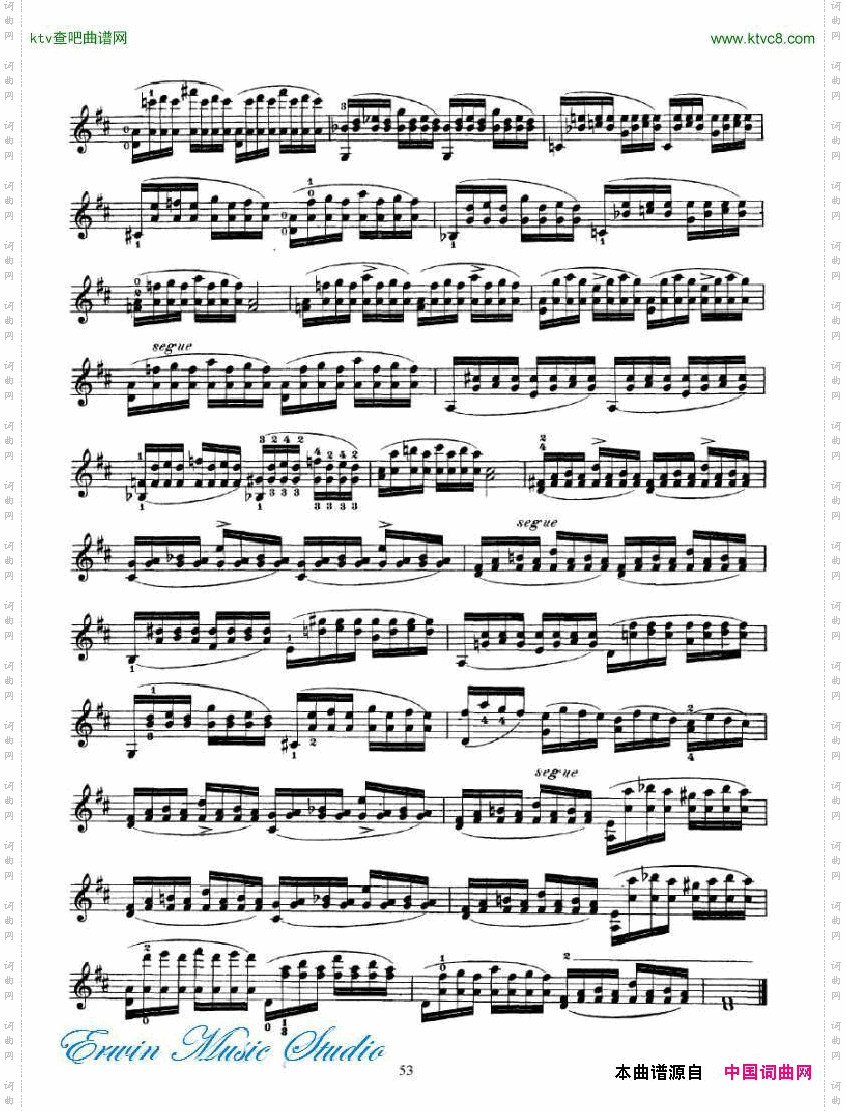 克莱采尔-42首练习曲或隨想曲RudolpheKreutzer,42StudiesorCaprices33-42