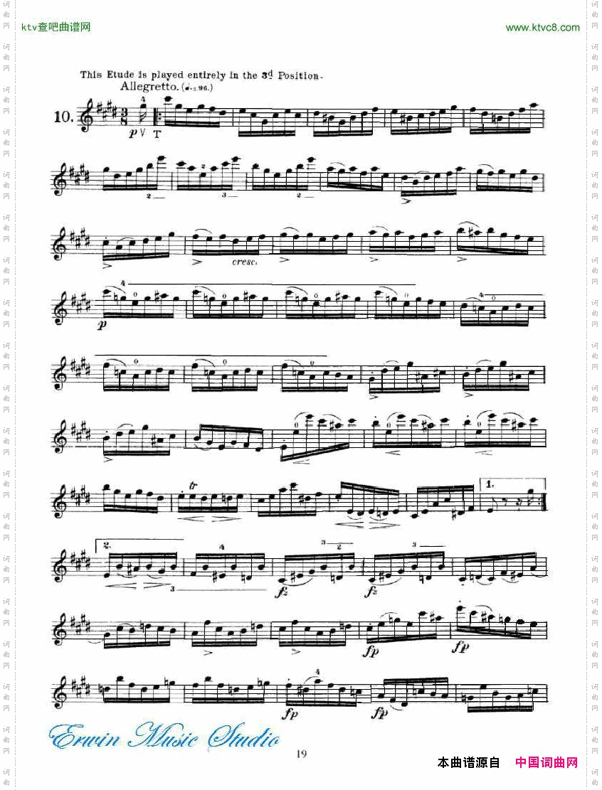 罗德-24首随想曲PierreRode,24Caprices18-34