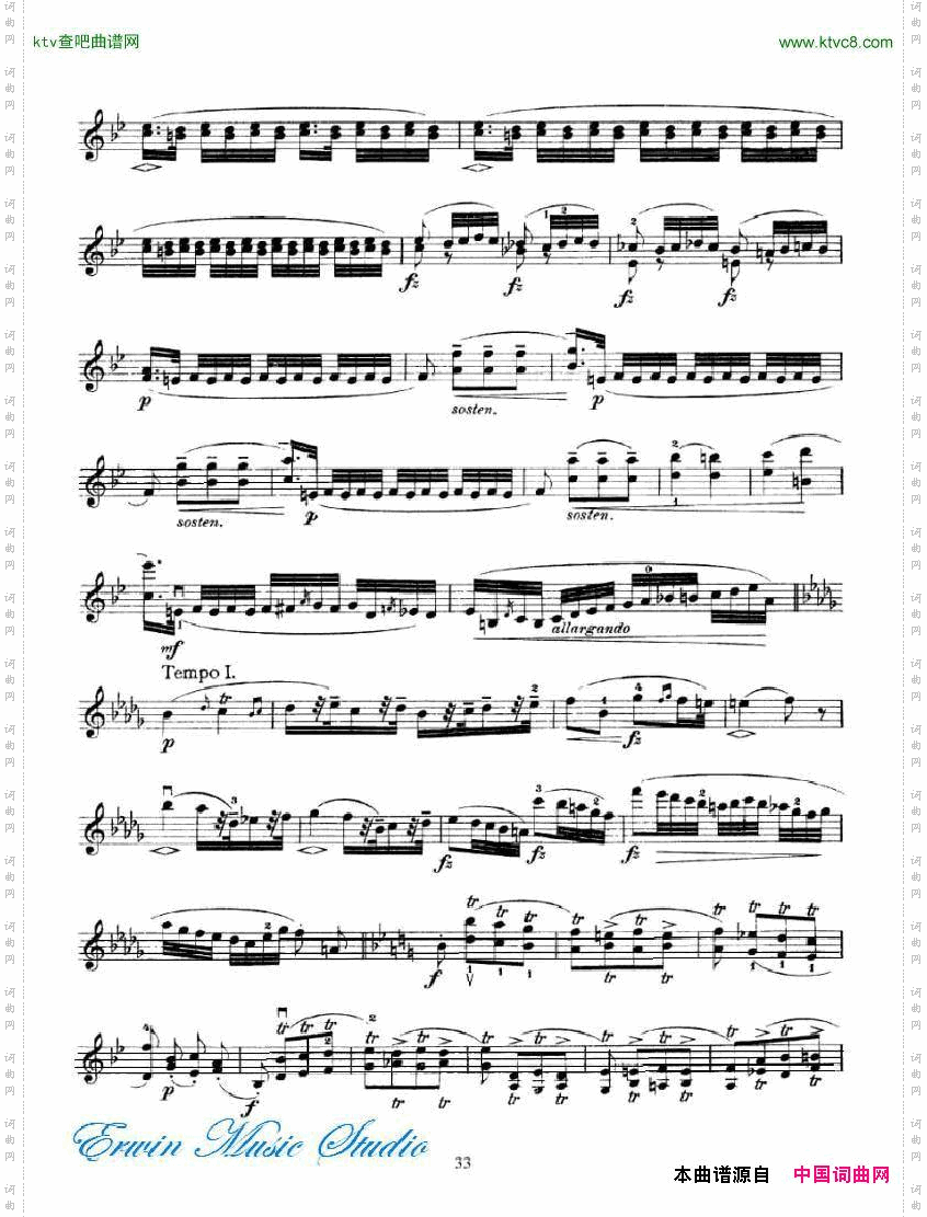 罗德-24首随想曲PierreRode,24Caprices18-34