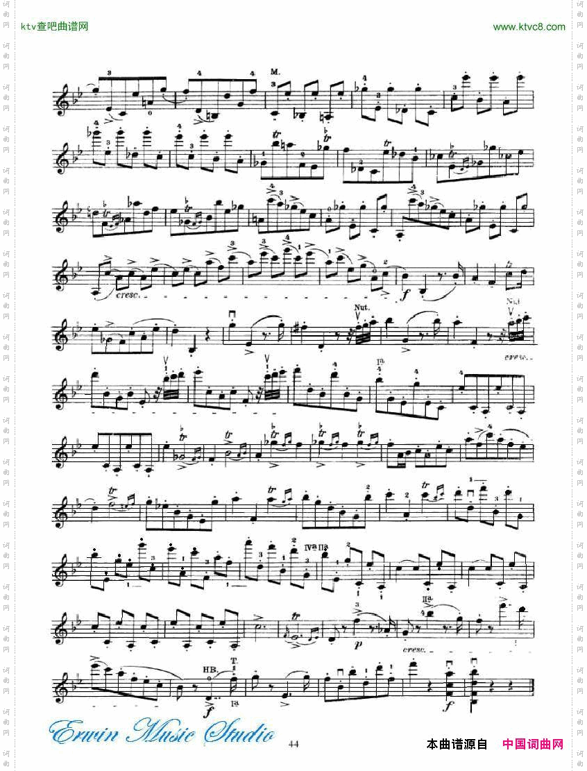 罗德-24首随想曲PierreRode,24Caprices35-50