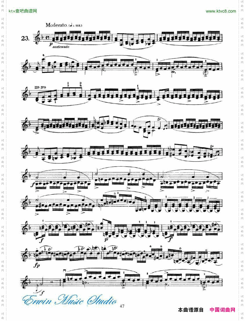 罗德-24首随想曲PierreRode,24Caprices35-50