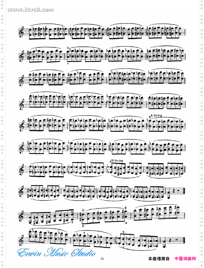 Bytovetskim-双弦练习练习曲