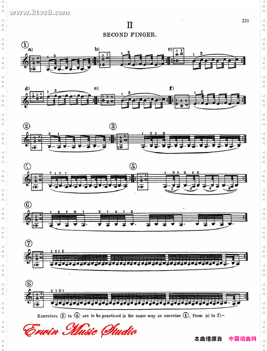 德米特里康斯坦丁多尼斯,基本颤音的练习,作品.18练习曲谱