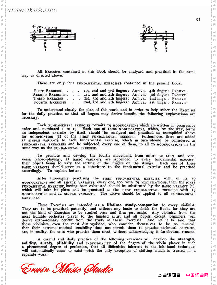 德米特里康斯坦丁多尼斯,小提琴三手指基础练习作品.15第一