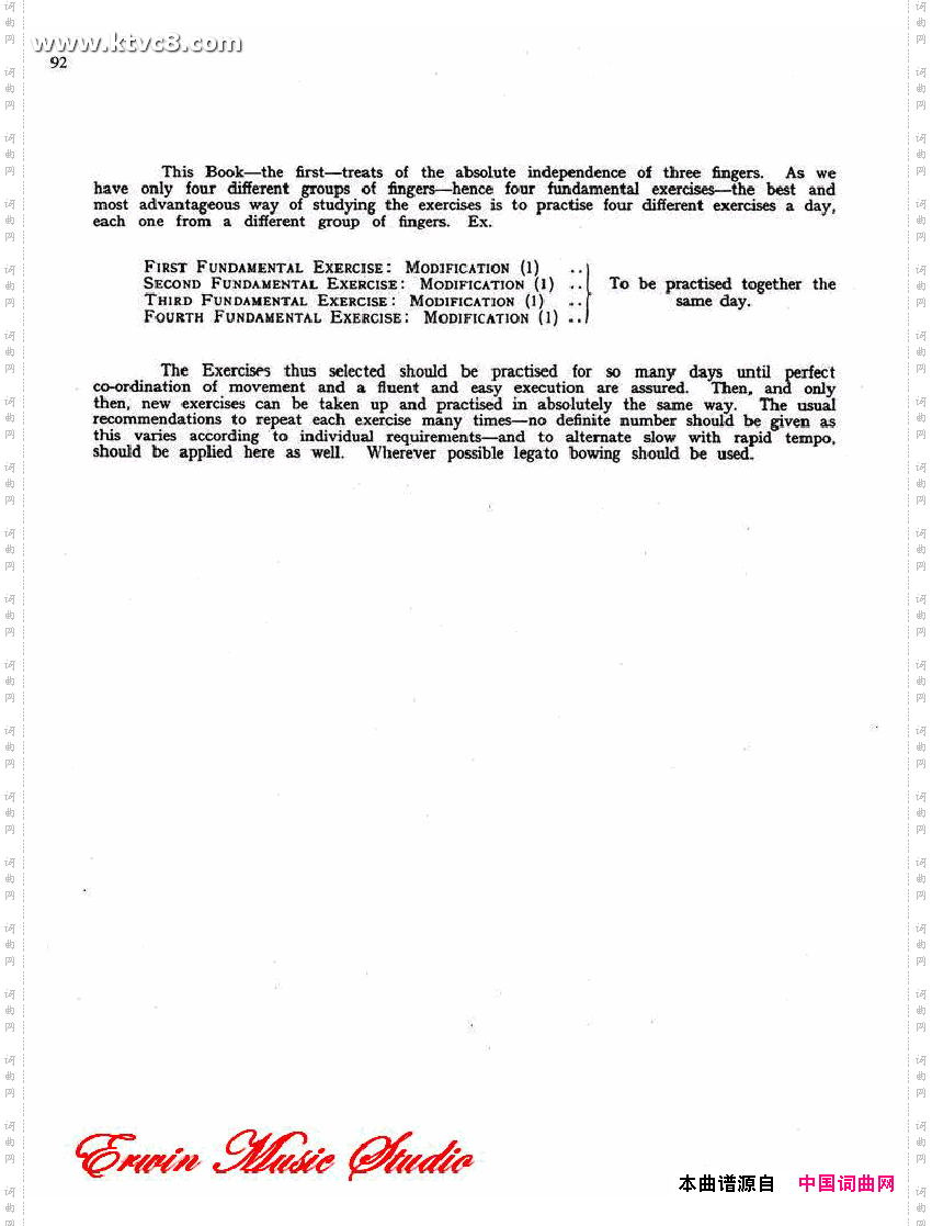 德米特里康斯坦丁多尼斯,小提琴三手指基础练习作品.15第一