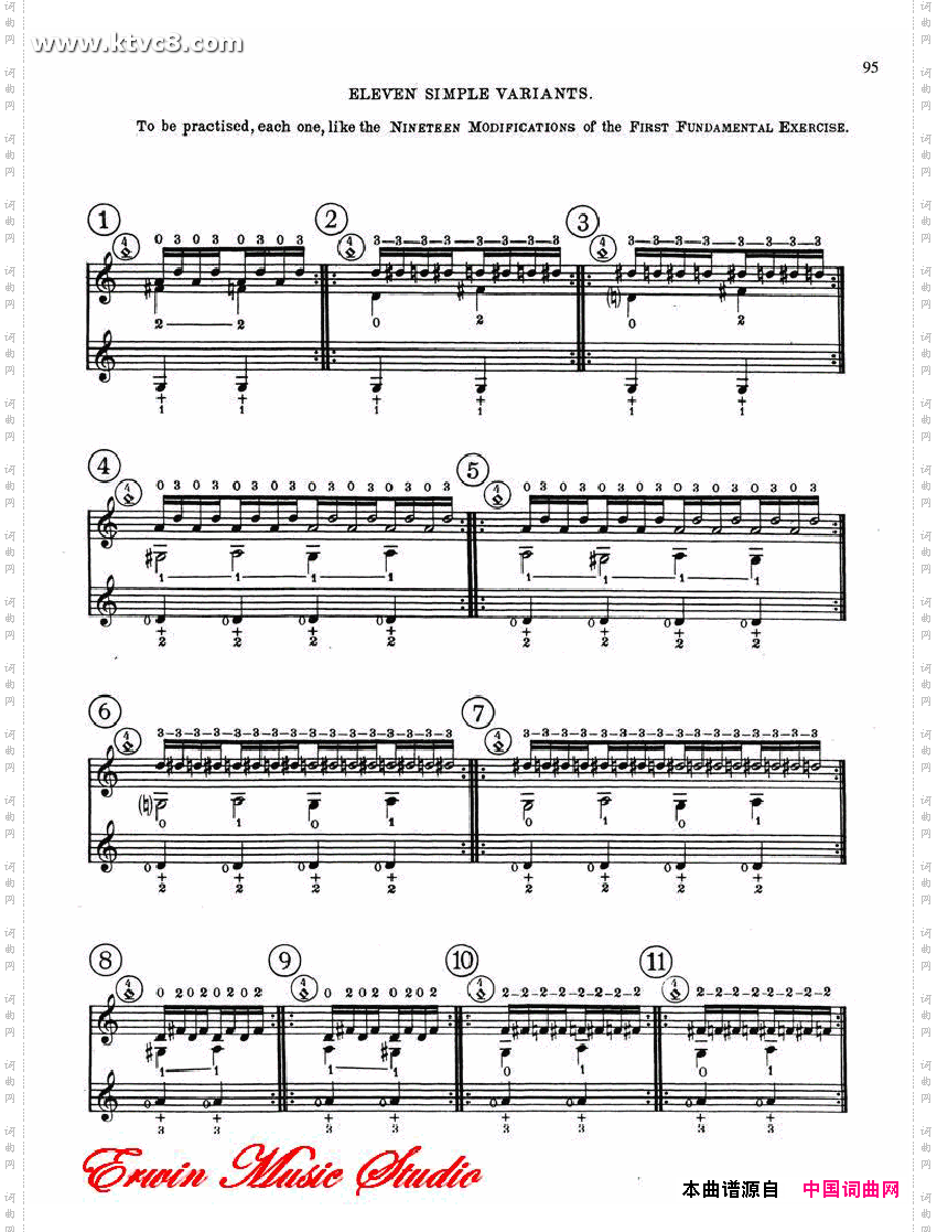 德米特里康斯坦丁多尼斯,小提琴三手指基础练习作品.15第一