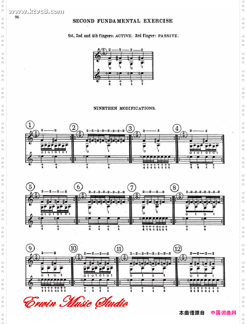 德米特里康斯坦丁多尼斯,小提琴三手指基础练习作品.15第一