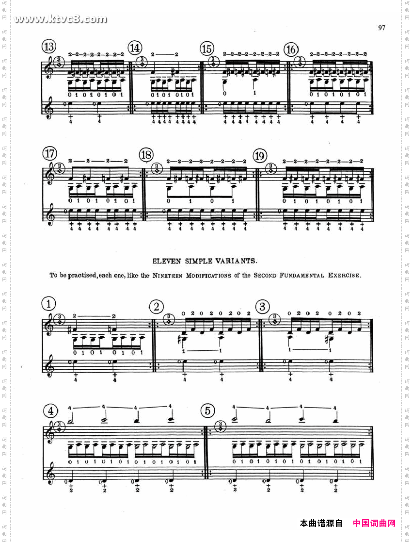 德米特里康斯坦丁多尼斯,小提琴三手指基础练习作品.15第一