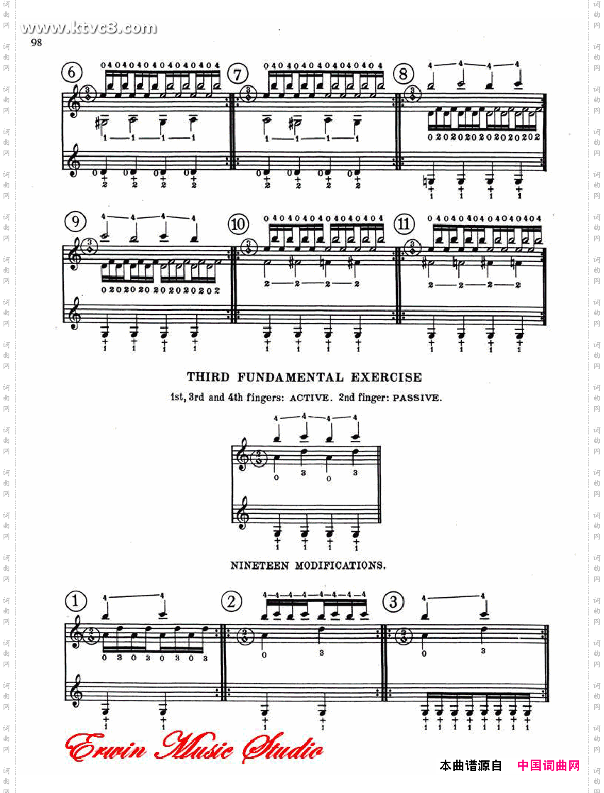 德米特里康斯坦丁多尼斯,小提琴三手指基础练习作品.15第一