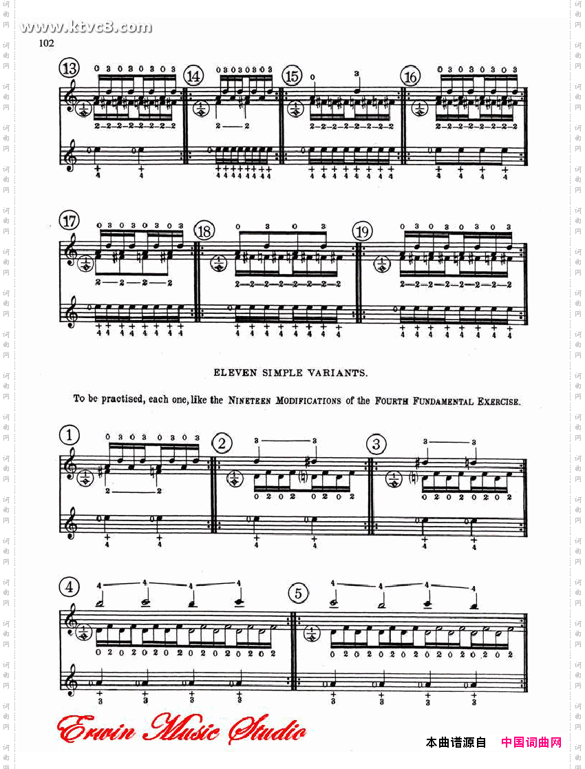 德米特里康斯坦丁多尼斯,小提琴三手指基础练习作品.15第一