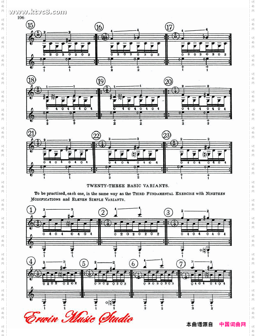 德米特里康斯坦丁多尼斯,小提琴三手指基础练习作品.15第一