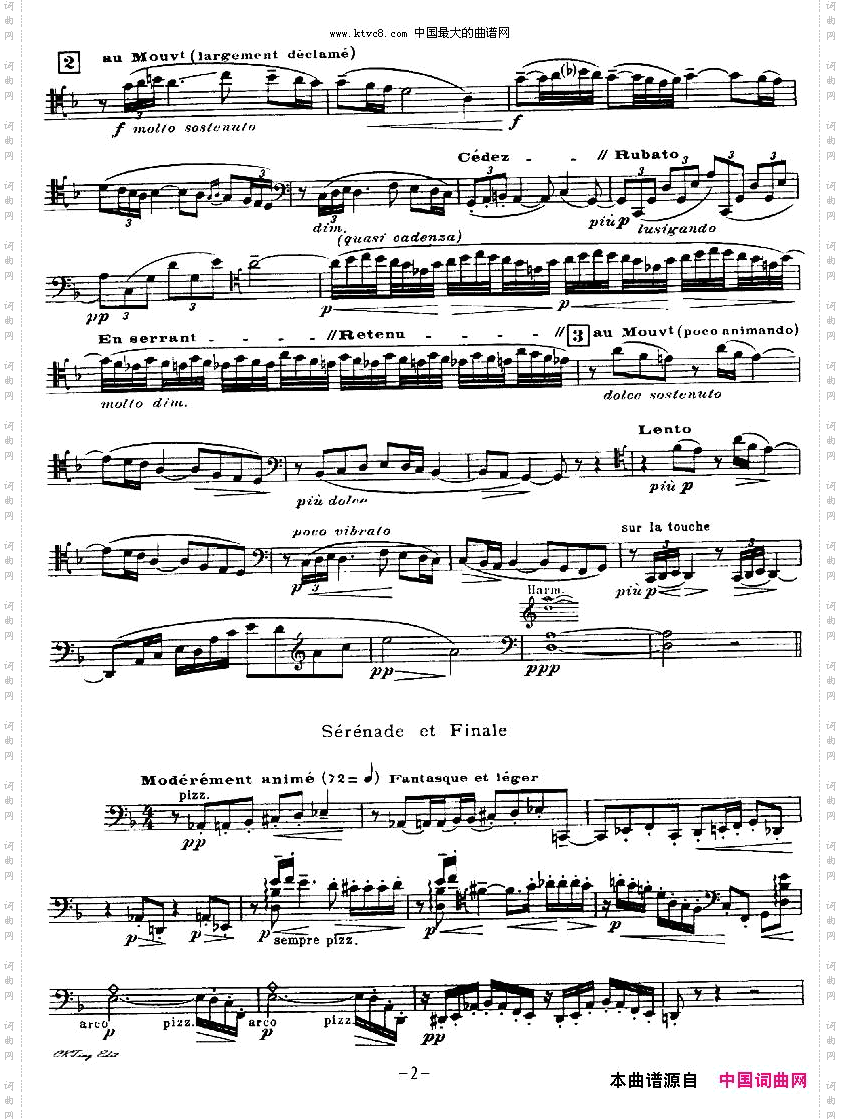 SONATNS大提琴奏鸣曲大提琴独奏