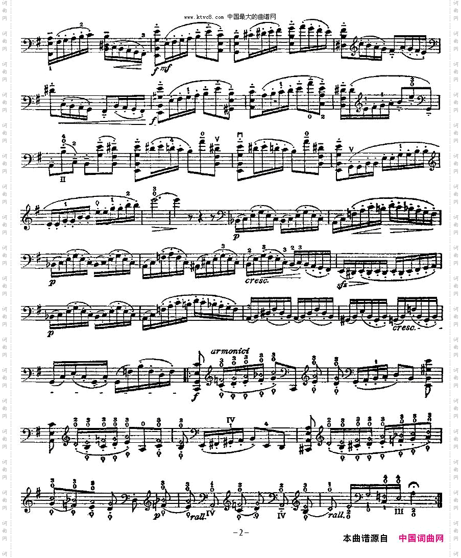 PIATTI12Caprices之12大提琴