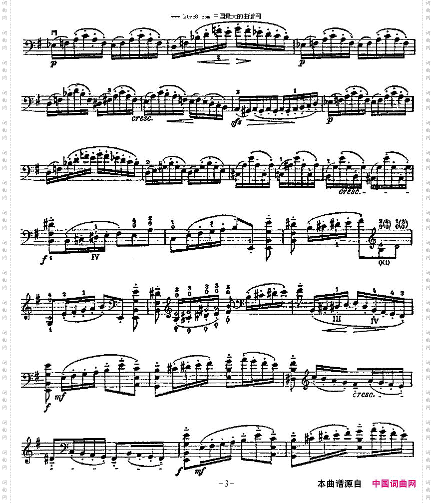 PIATTI12Caprices之12大提琴