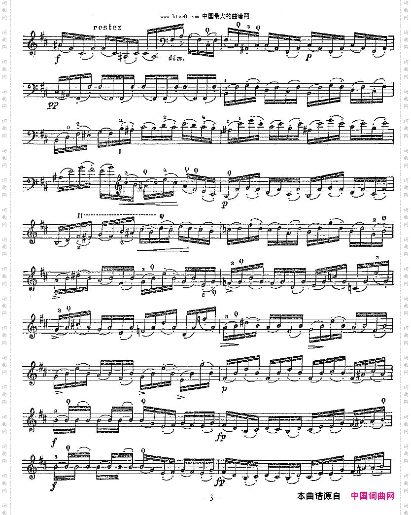 PIATTI12Caprices之10大提琴