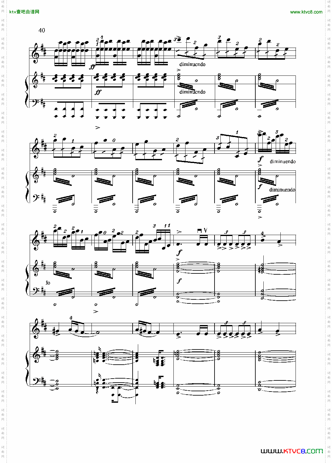 满江红幻想曲（小提琴+钢琴）