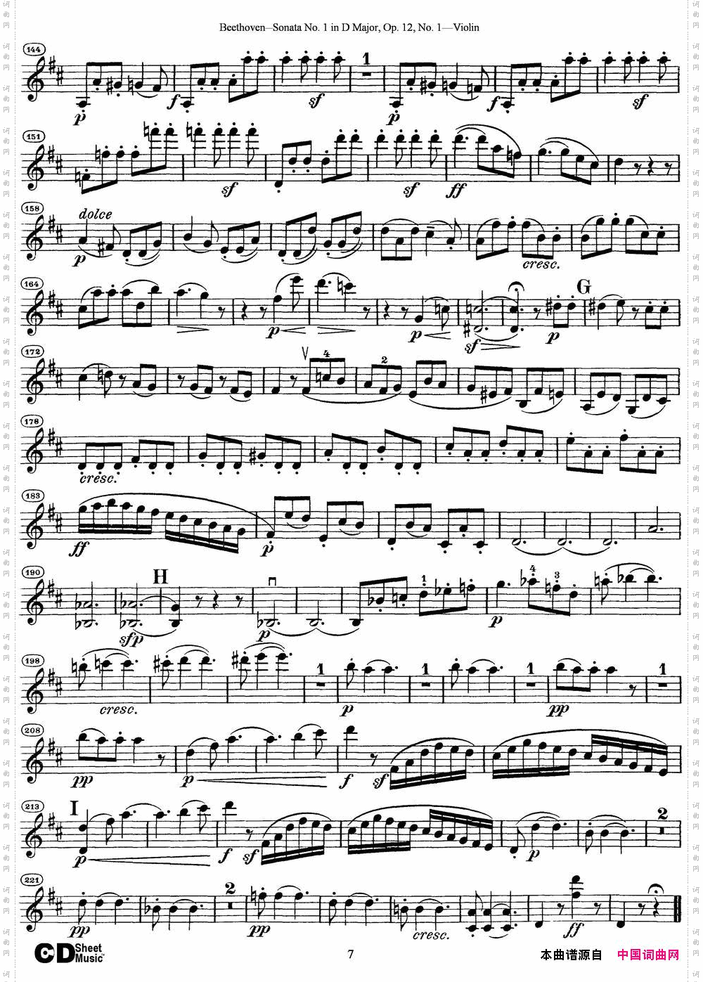 ViolinSonataNo·1inDMajo-rOp·12No·1