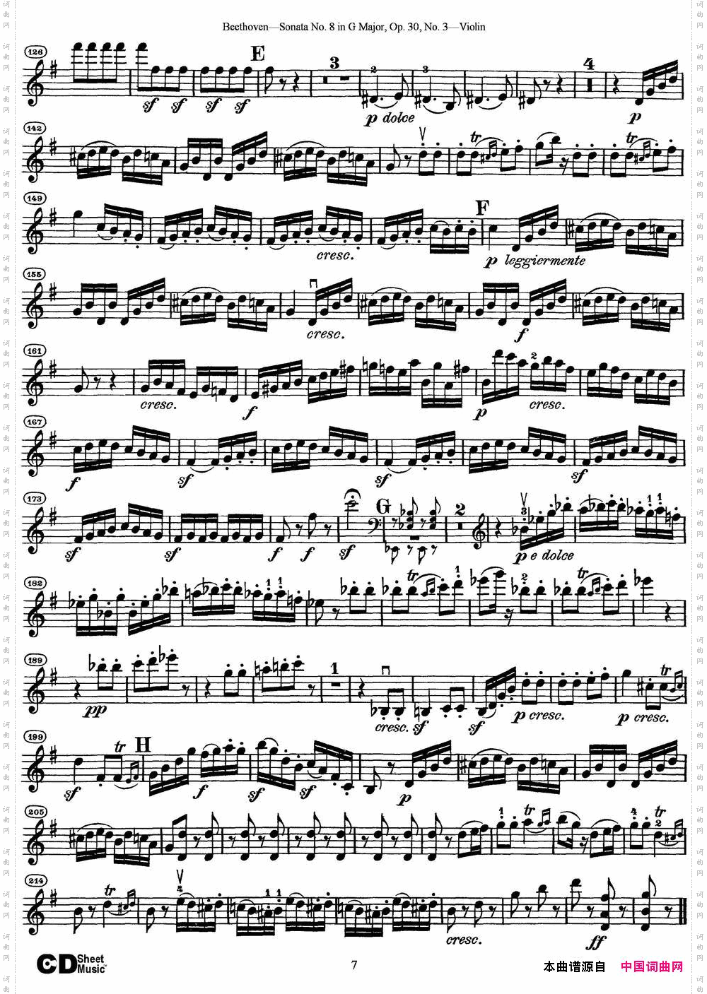 ViolinSonataNo·8inGMajo-rOp·30No·3