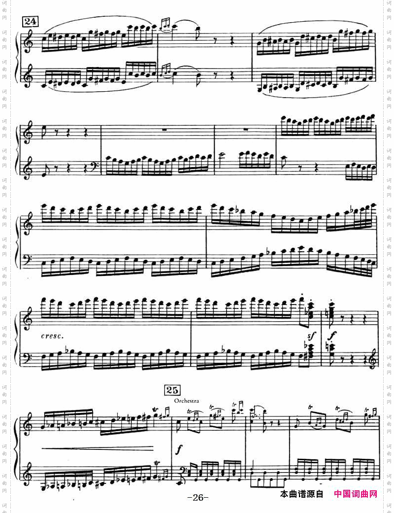 C大调小提琴协奏曲Op·56钢琴独奏_C大调小提琴协奏曲 Op·56钢琴独奏