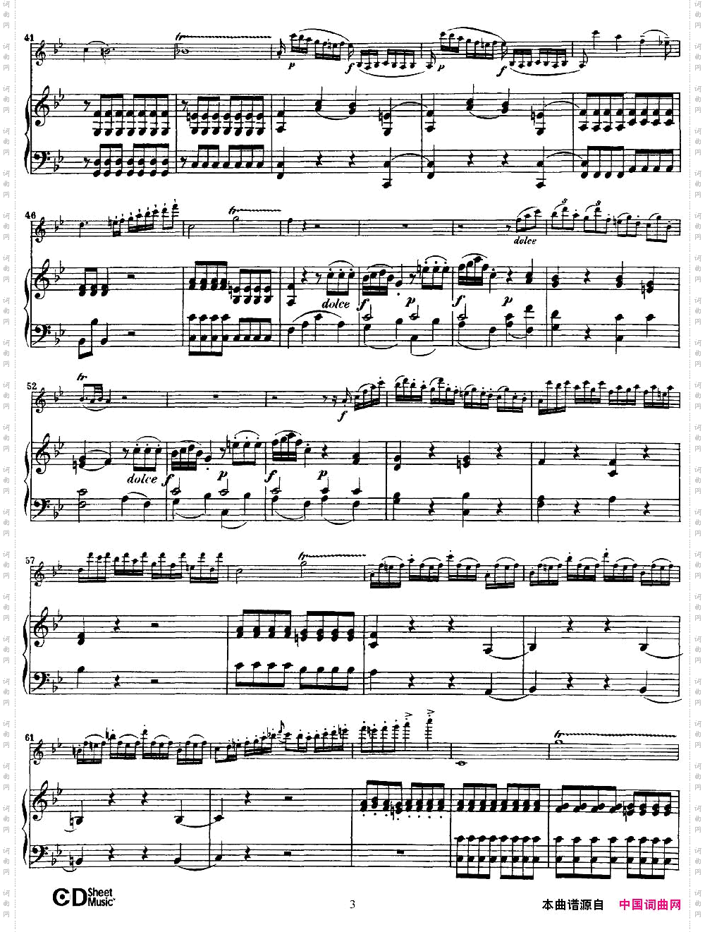 ConcertoNo·1inBbMaj降B大调第一小提琴协奏曲、小提琴+钢琴伴奏_Concerto No·1 in Bb Maj降B大调第一小提琴协奏曲、小提琴+钢琴伴奏