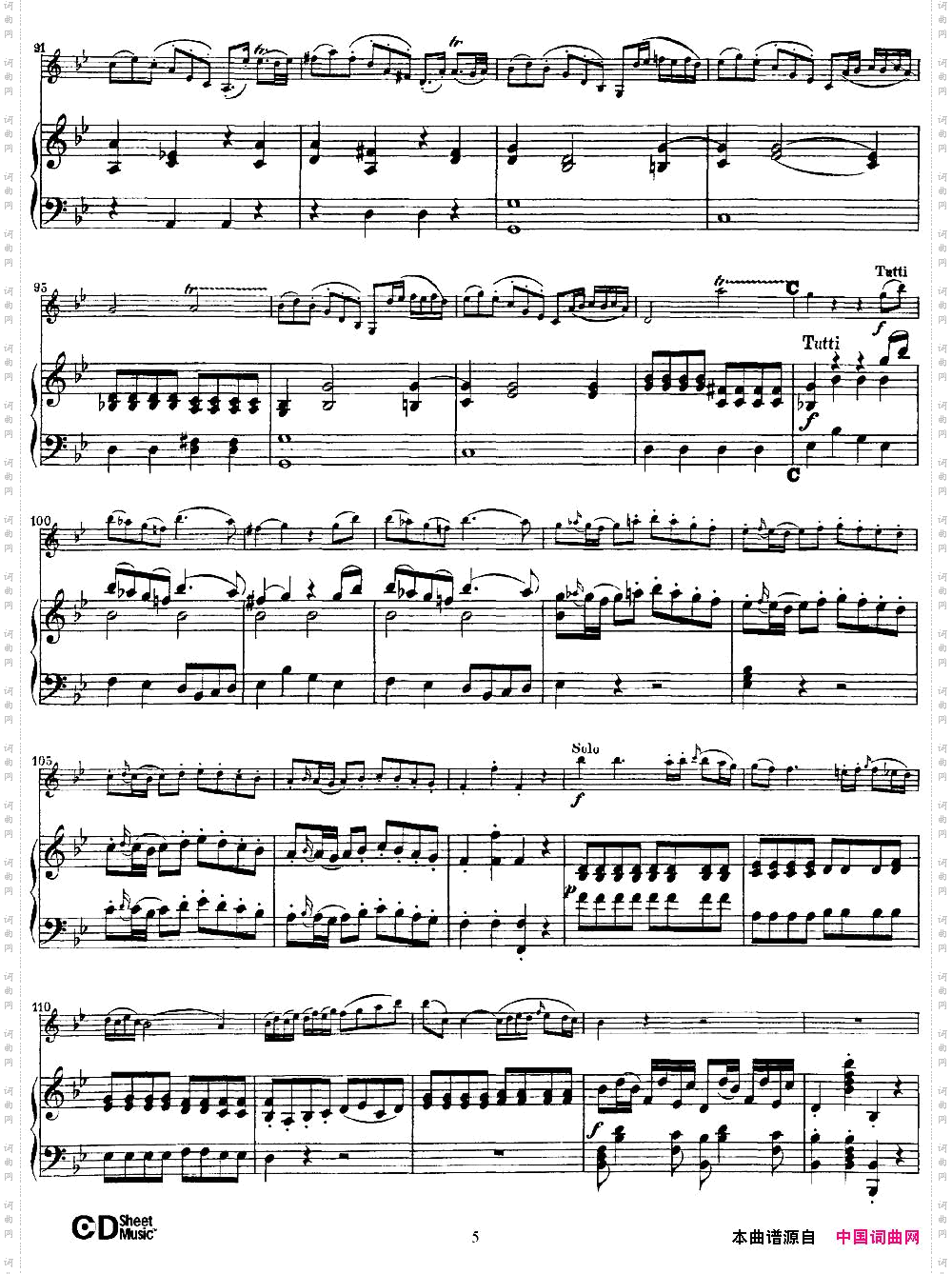 ConcertoNo·1inBbMaj降B大调第一小提琴协奏曲、小提琴+钢琴伴奏_Concerto No·1 in Bb Maj降B大调第一小提琴协奏曲、小提琴+钢琴伴奏