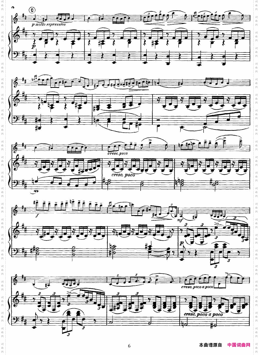 ConcertoinDMajOp·35小提琴+钢琴伴奏、P1-10_Concerto in D Maj Op·35小提琴+钢琴伴奏、P1-10