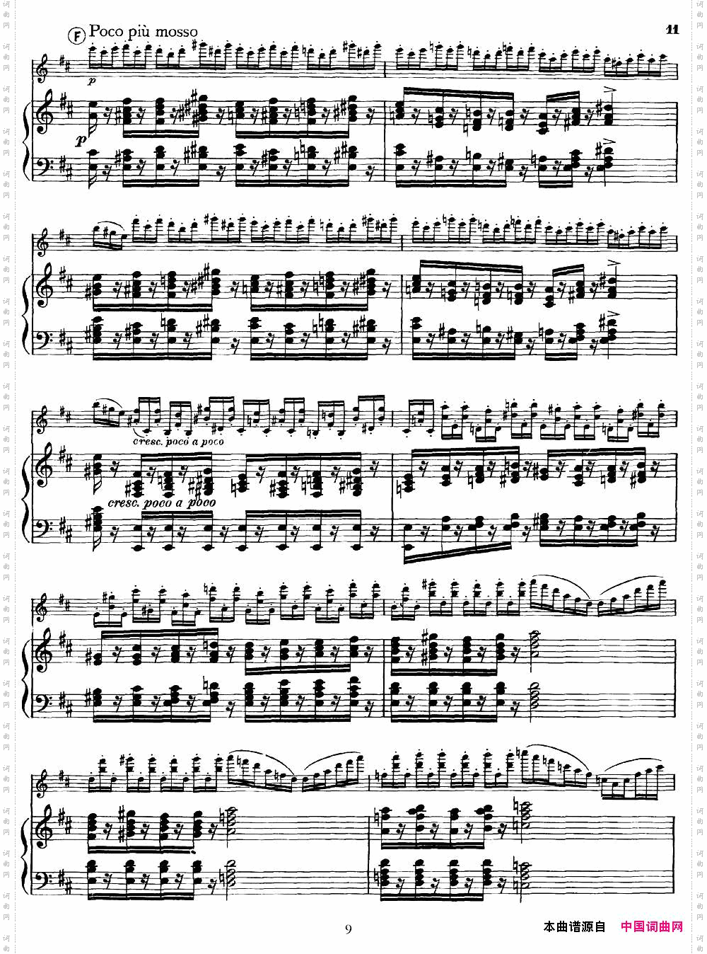 ConcertoinDMajOp·35小提琴+钢琴伴奏、P1-10_Concerto in D Maj Op·35小提琴+钢琴伴奏、P1-10