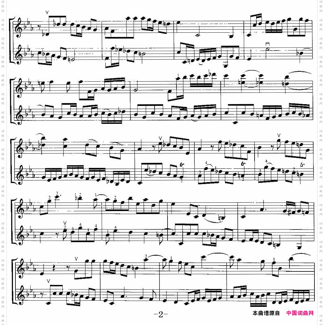 《霍曼小提琴基础教程》选曲：一次考试小提琴二重奏