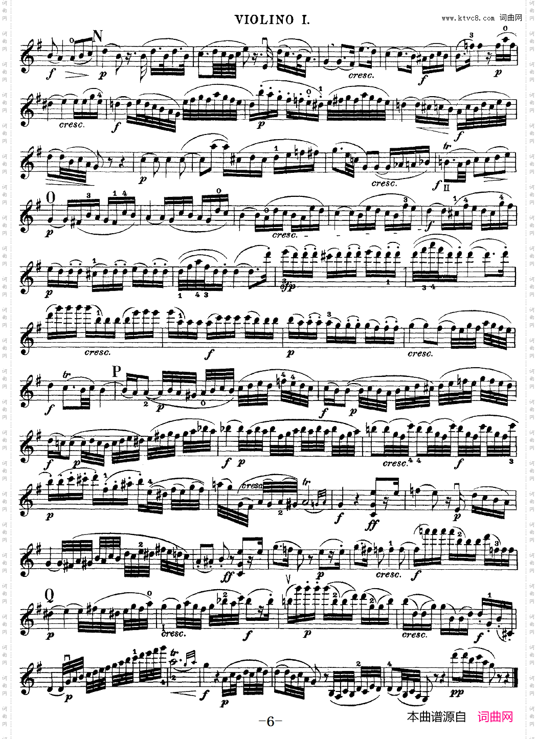 Mozart《QuartetNo·20inDMajor,K·499》_Violin 1分谱