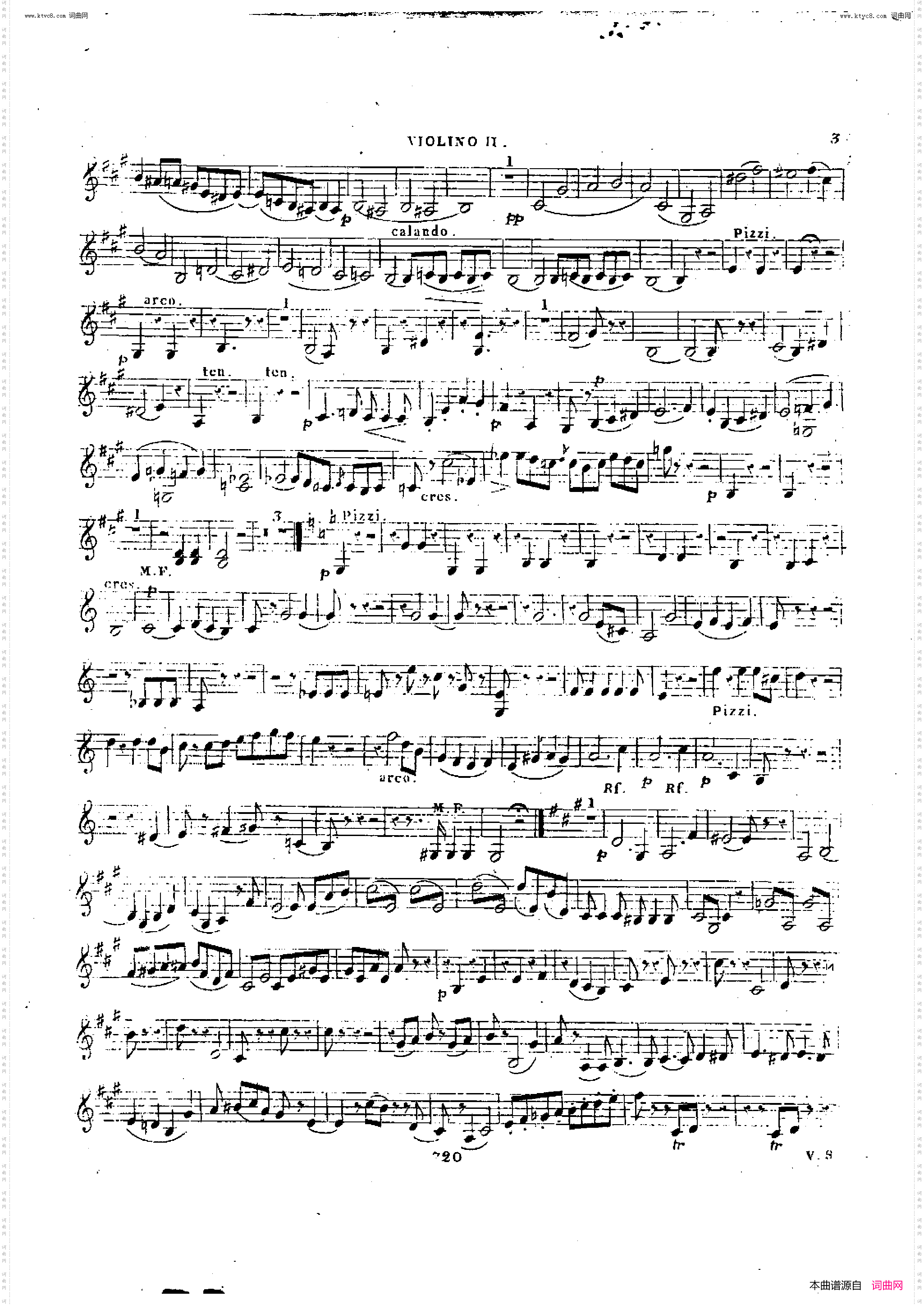 朱利亚尼 作品36 第二协奏曲 2小提琴谱 M·Giuliani-Op·36 Concerto No·2 Violin 2