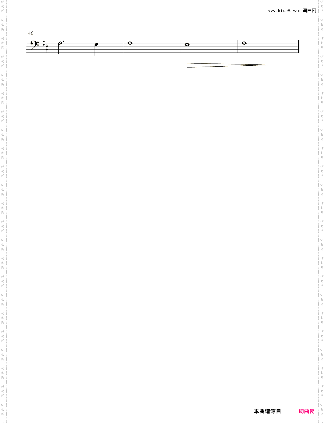 小提琴谱:菊次郎的夏天弦乐四重奏分谱四:大提琴
