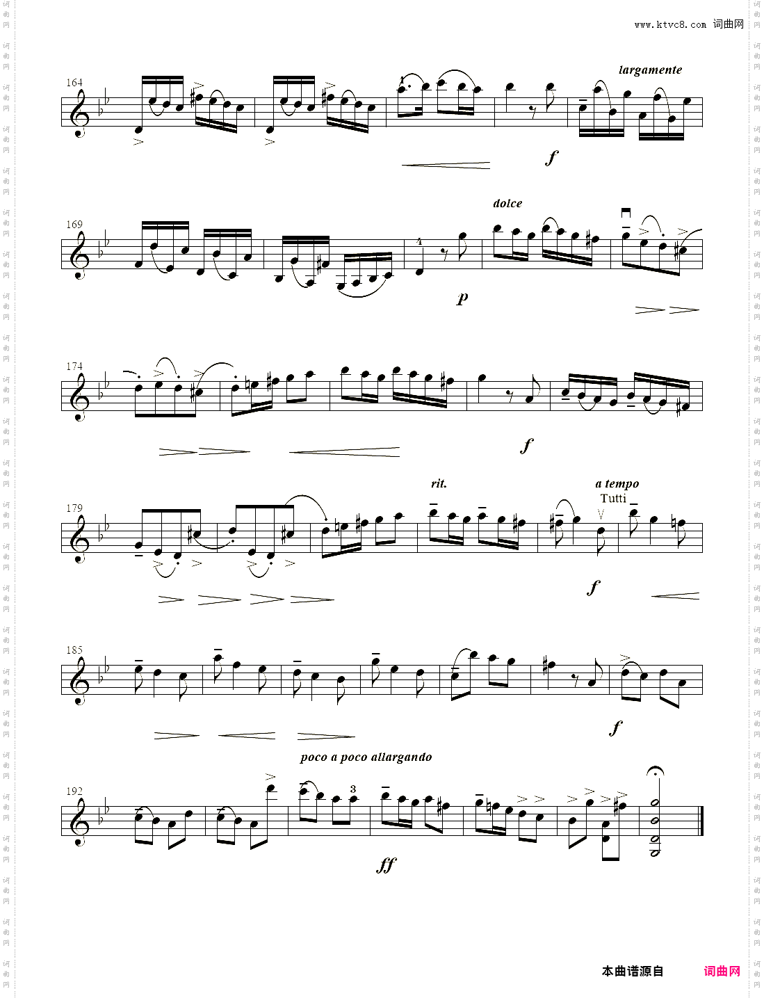 G小调协奏曲第一乐章_小提琴谱