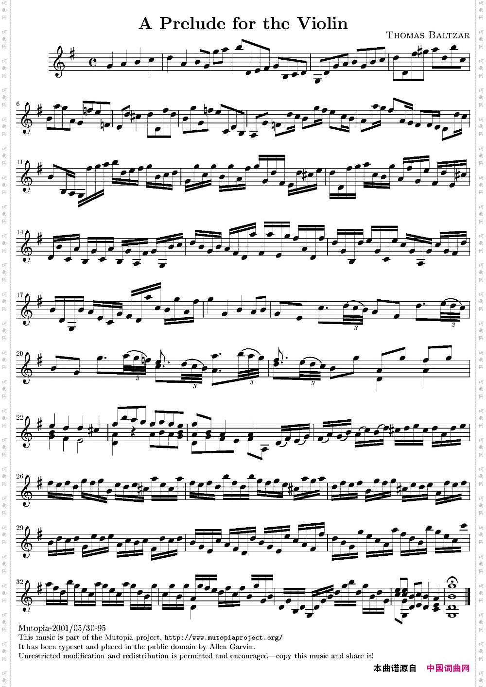 APreludefortheViolin