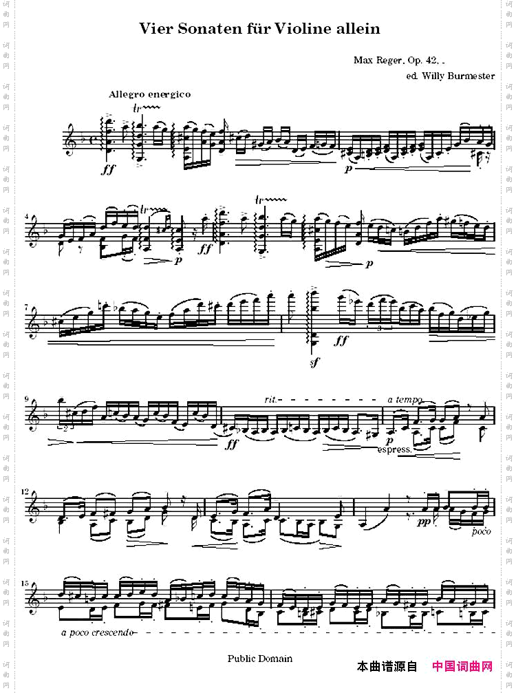 VierSonatenfurViolineallein